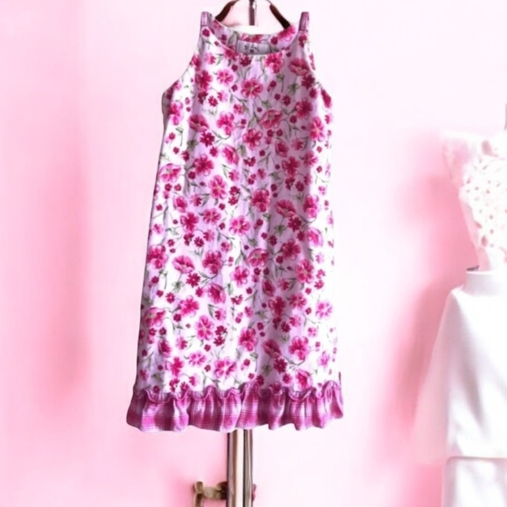 B. LULU EUC GIRLS COTTON DRESS PINK SIZE 5